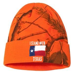 I Stand With Texas Flag Usa State Of Texas Kati Licensed 12" Camo Beanie