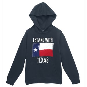 I Stand With Texas Flag Usa State Of Texas Urban Pullover Hoodie