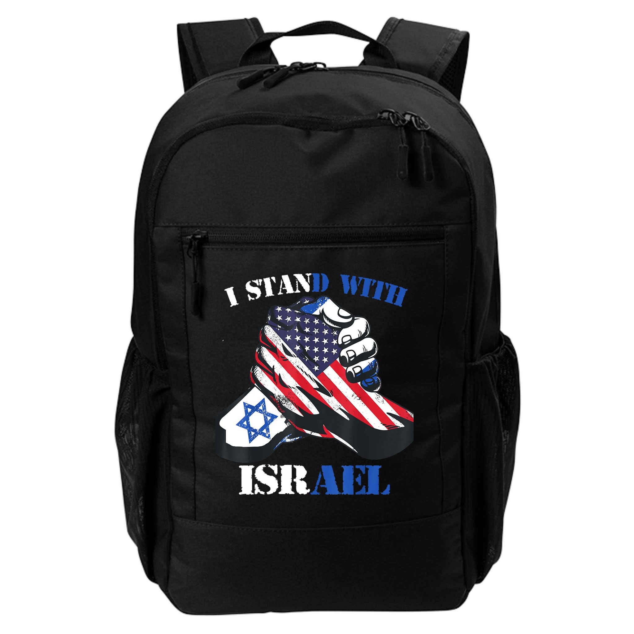 I Stand With Israel Support Israel Love Israeli Brotherhood Backpack