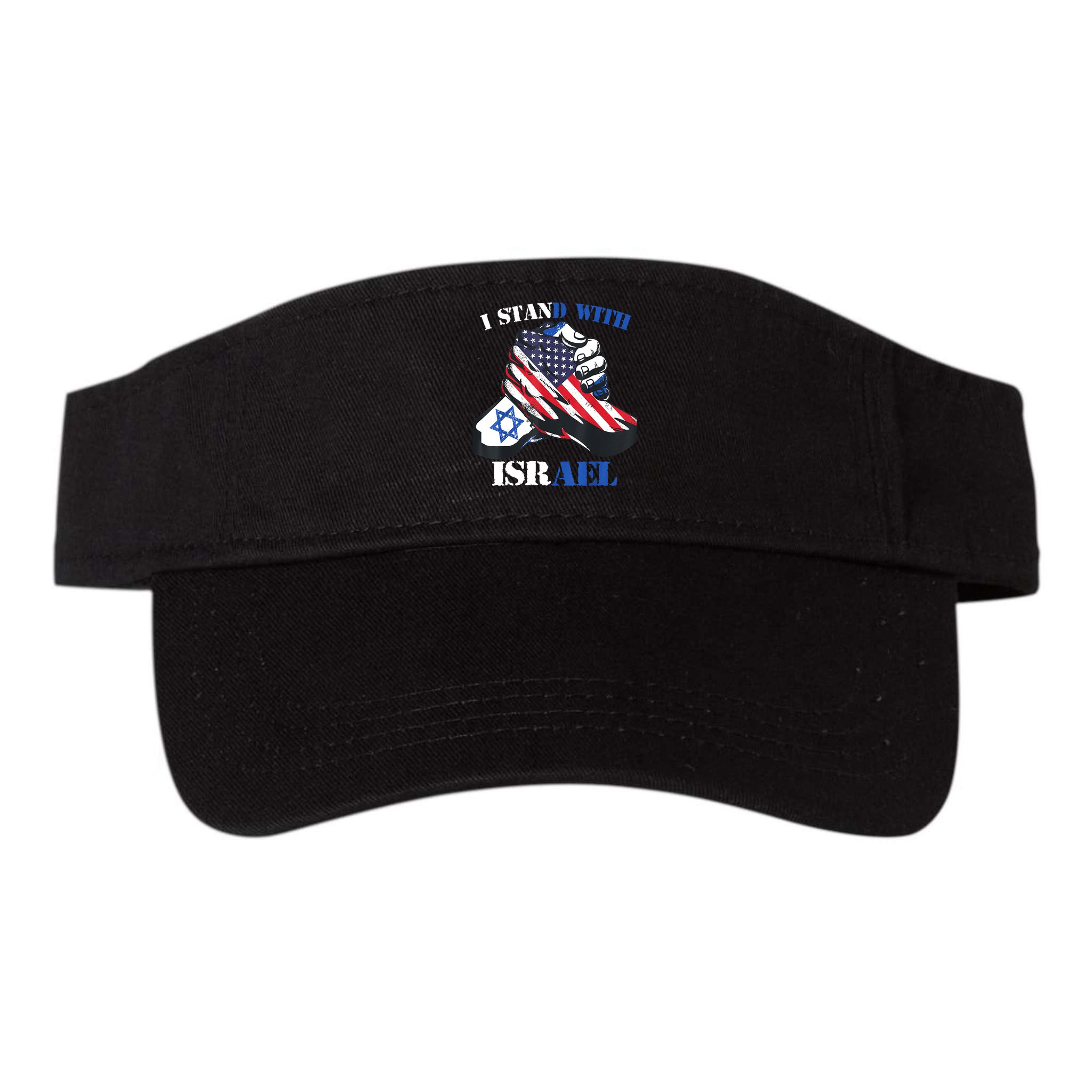 I Stand With Israel Support Israel Love Israeli Brotherhood Visor