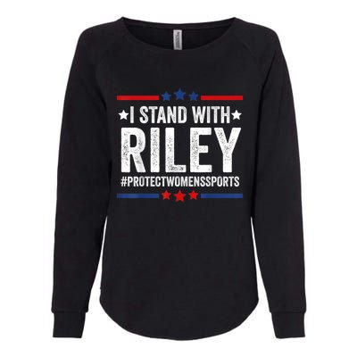 I Stand With Riley Gaines #ProtectWomensSports Womens California Wash Sweatshirt