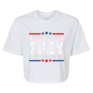 I Stand With Riley Gaines #ProtectWomensSports Bella+Canvas Jersey Crop Tee