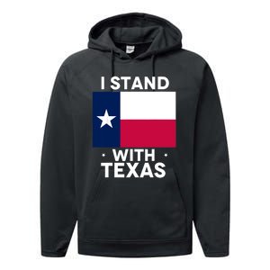 I Stand With Texas Scotus Performance Fleece Hoodie