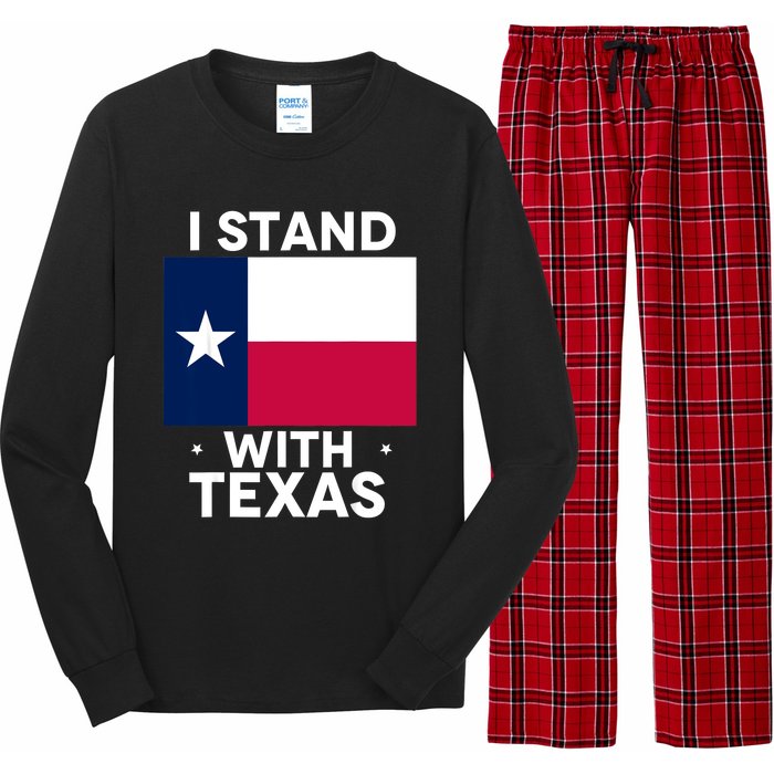 I Stand With Texas Scotus Long Sleeve Pajama Set