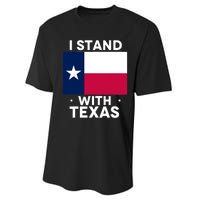 I Stand With Texas Scotus Performance Sprint T-Shirt