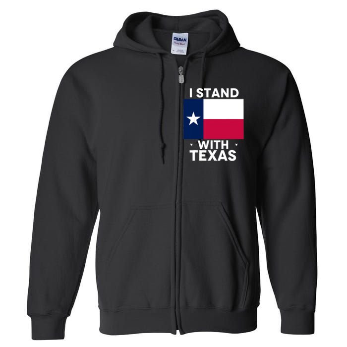 I Stand With Texas Scotus Full Zip Hoodie