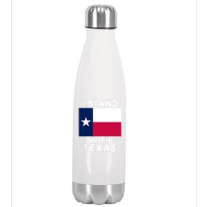 I Stand With Texas Scotus Stainless Steel Insulated Water Bottle