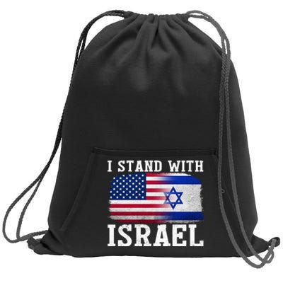 I Stand With Israel shirt Israel Strong  wo Sweatshirt Cinch Pack Bag