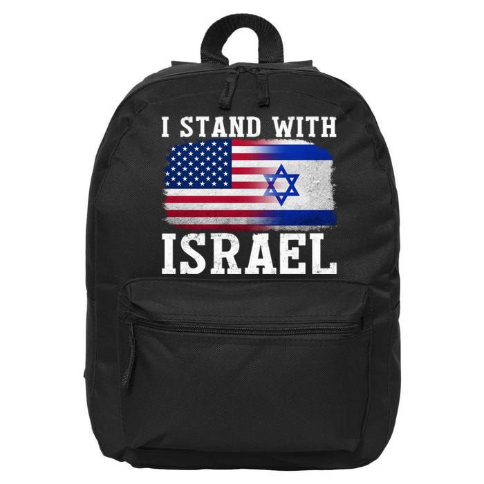 I Stand With Israel shirt Israel Strong  wo 16 in Basic Backpack