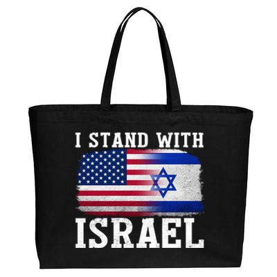 I Stand With Israel shirt Israel Strong  wo Cotton Canvas Jumbo Tote