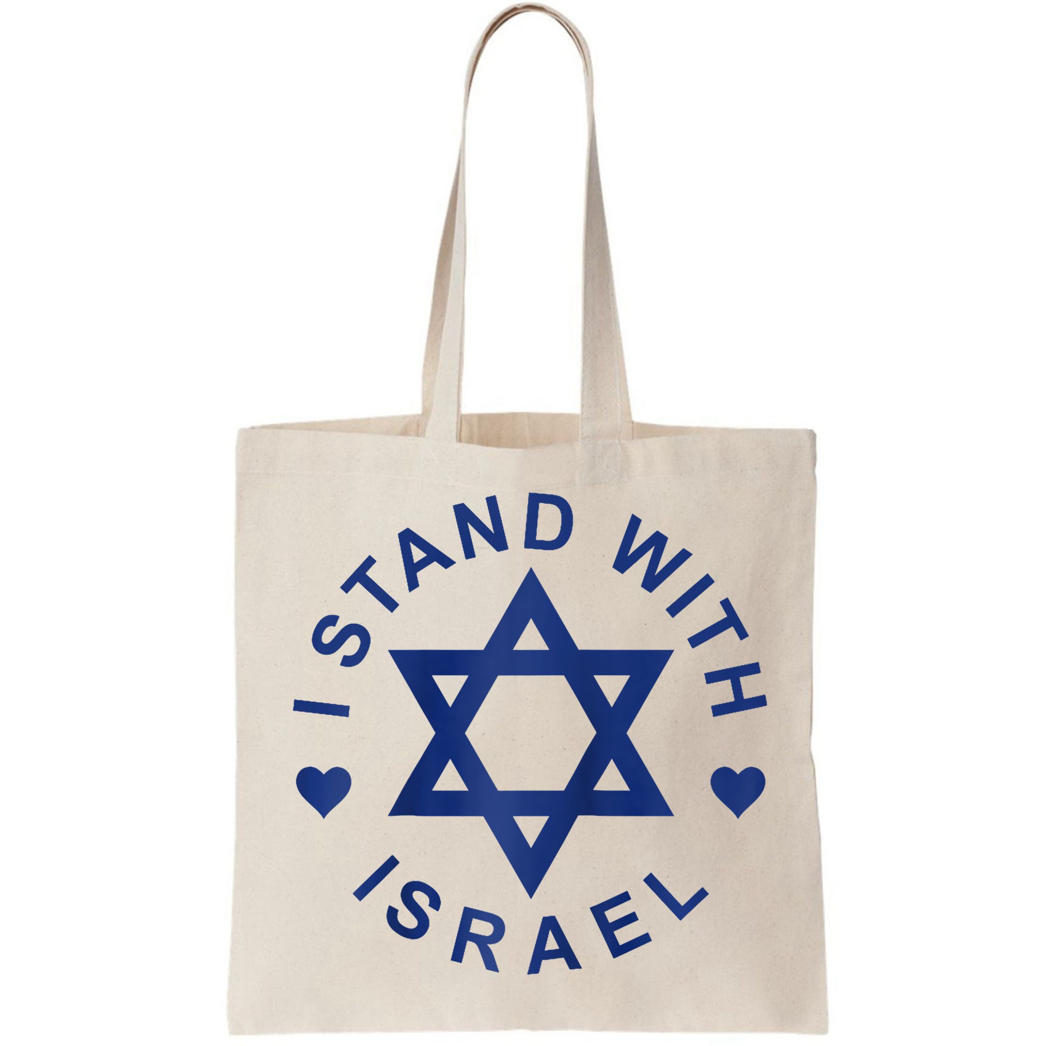 I Stand With Israel Israeli Flag Jewish Star Of David Israel Strong Bag