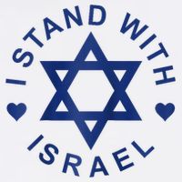 I Stand With Israel Israeli Flag Jewish Star Of David Israel Strong Bucket Hat