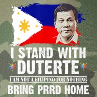 I Stand With Duterte I'M Not Filipino Philippine PRRD Legacy Tie Dye Trucker Hat