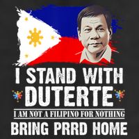 I Stand With Duterte I'M Not Filipino Philippine PRRD Cool Comfort Performance Bucket Hat