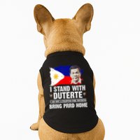 I Stand With Duterte I'M Not Filipino Philippine PRRD Doggie Tank