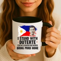 I Stand With Duterte I'M Not Filipino Philippine PRRD Mug