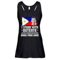 I Stand With Duterte I'M Not Filipino Philippine PRRD Ladies Essential Flowy Tank