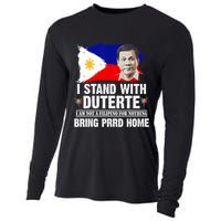 I Stand With Duterte I'M Not Filipino Philippine PRRD Cooling Performance Long Sleeve Crew
