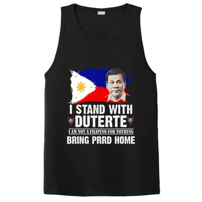 I Stand With Duterte I'M Not Filipino Philippine PRRD PosiCharge Competitor Tank