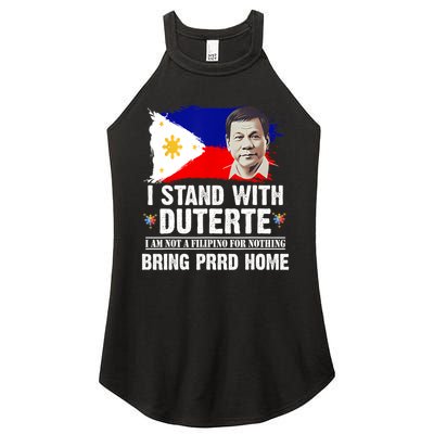 I Stand With Duterte I'M Not Filipino Philippine PRRD Women's Perfect Tri Rocker Tank