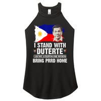 I Stand With Duterte I'M Not Filipino Philippine PRRD Women's Perfect Tri Rocker Tank