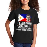 I Stand With Duterte I'M Not Filipino Philippine PRRD Kids T-Shirt