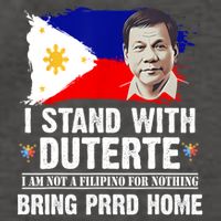 I Stand With Duterte I'M Not Filipino Philippine PRRD Vector Backpack