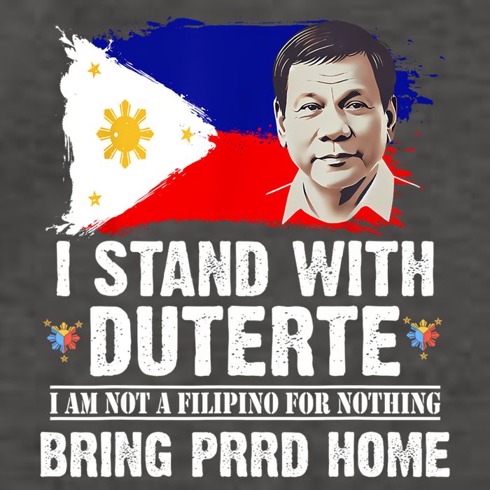 I Stand With Duterte I'M Not Filipino Philippine PRRD Vector Backpack