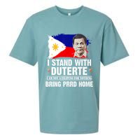 I Stand With Duterte I'M Not Filipino Philippine PRRD Sueded Cloud Jersey T-Shirt