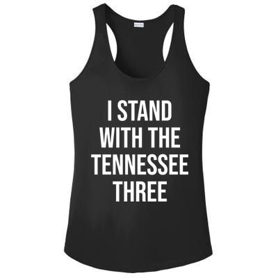 I Stand With The Tennessee Three Ladies PosiCharge Competitor Racerback Tank