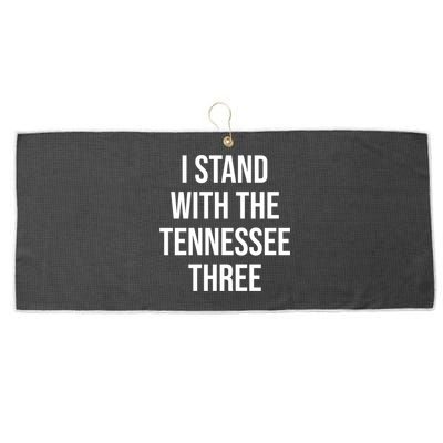 I Stand With The Tennessee Three Large Microfiber Waffle Golf Towel