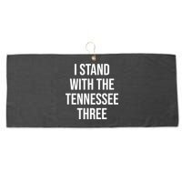 I Stand With The Tennessee Three Large Microfiber Waffle Golf Towel