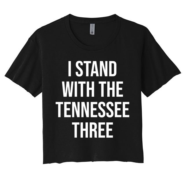 I Stand With The Tennessee Three Crop Top