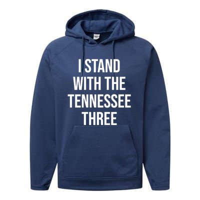 I Stand With The Tennessee Three Performance Fleece Hoodie