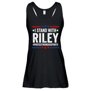 I Stand With Riley Gaines Protect Womens Sports Ladies Essential Flowy Tank