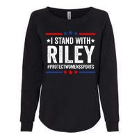 I Stand With Riley Gaines Protect Womens Sports Womens California Wash Sweatshirt