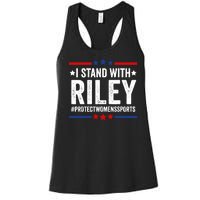 I Stand With Riley Gaines Protect Womens Sports Women's Racerback Tank