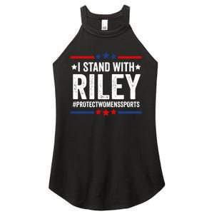 I Stand With Riley Gaines Protect Womens Sports Women's Perfect Tri Rocker Tank