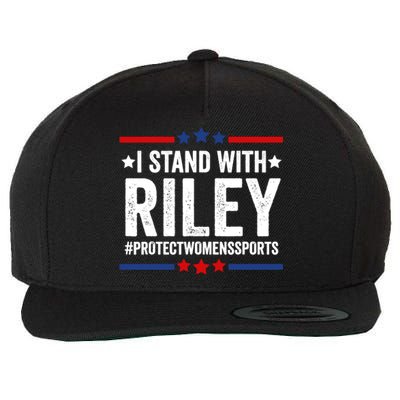 I Stand With Riley Gaines Protect Womens Sports Wool Snapback Cap