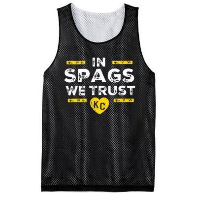 In Spags We Trust Heart Kc Spags Defense Mesh Reversible Basketball Jersey Tank