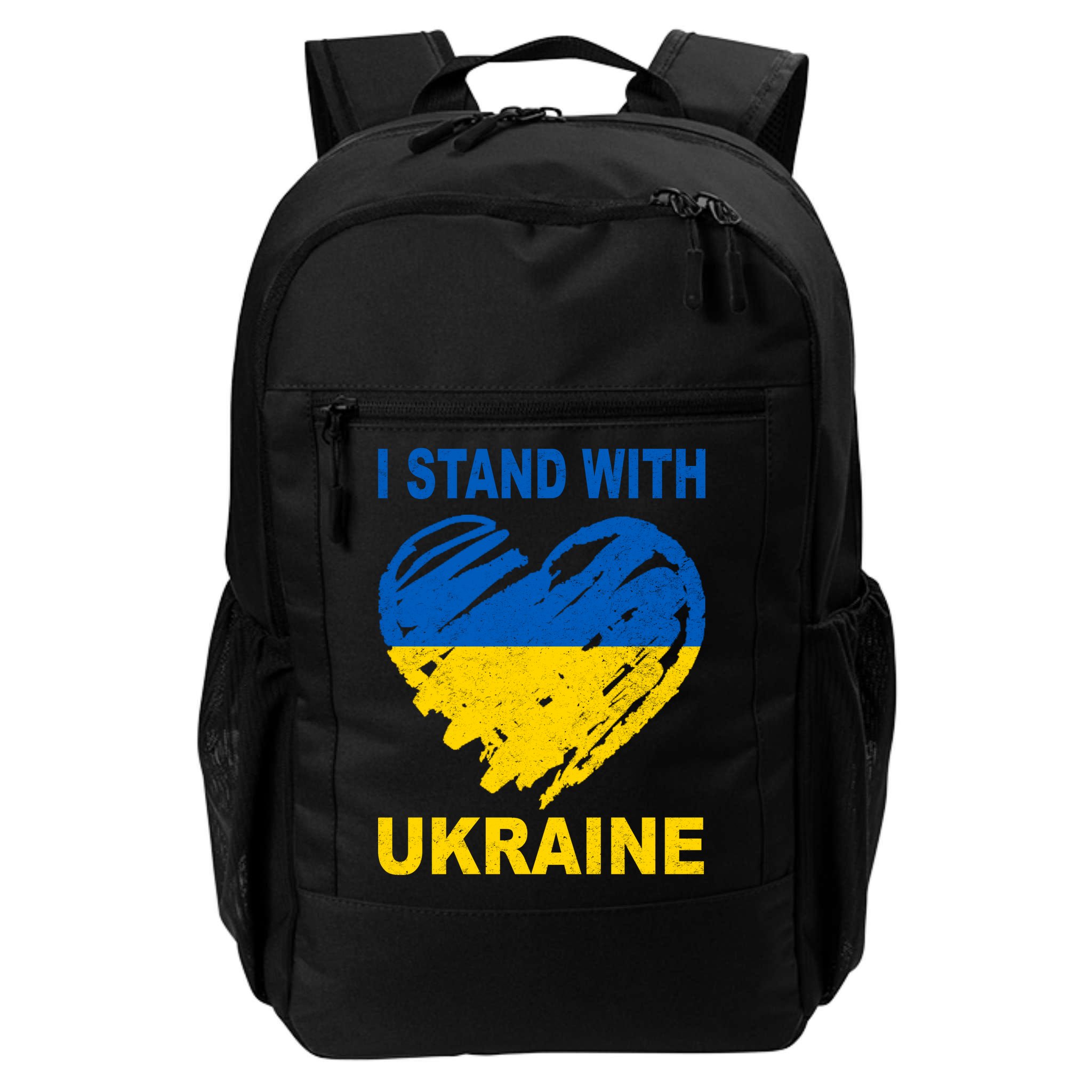 I Stand With Ukraine Heart Backpack