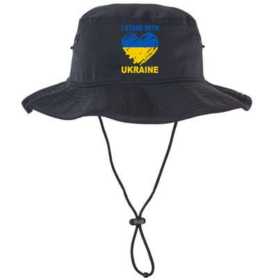 I Stand With Ukraine Heart Bucket Hat