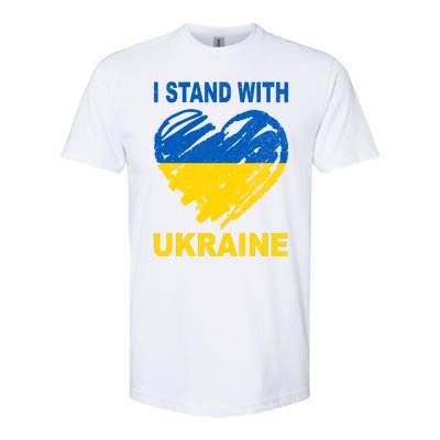 I Stand With Ukraine Heart Softstyle® CVC T-Shirt