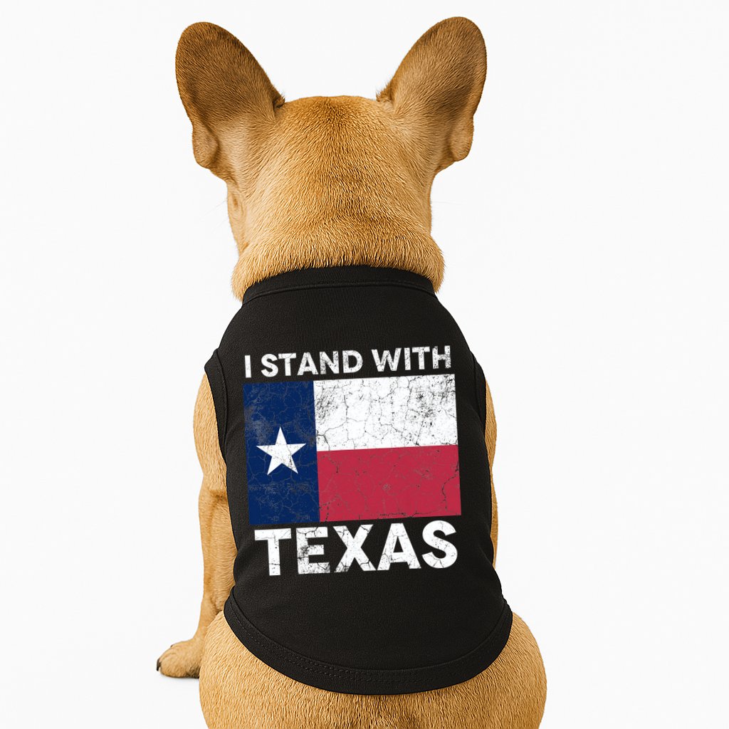 I Stand With Texas Doggie Tank