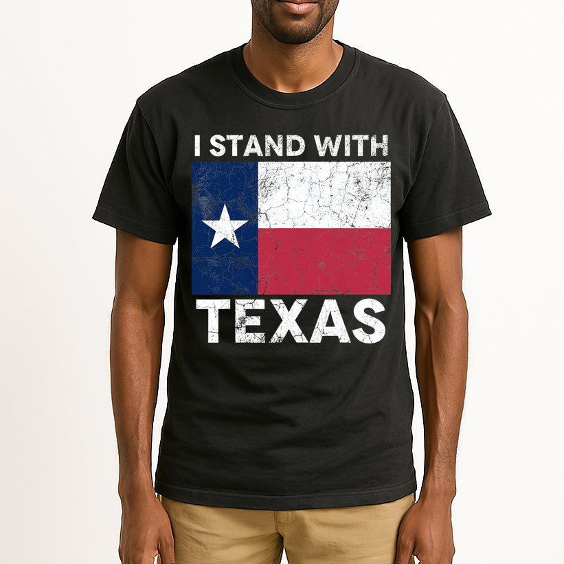 I Stand With Texas Tall T-Shirt