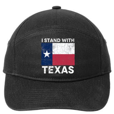 I Stand With Texas 7-Panel Snapback Hat