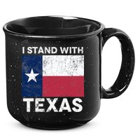 I Stand With Texas 15oz Campfire Ceramic Mug