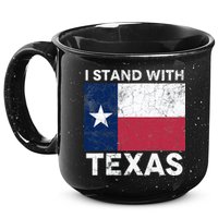 I Stand With Texas 15oz Campfire Ceramic Mug