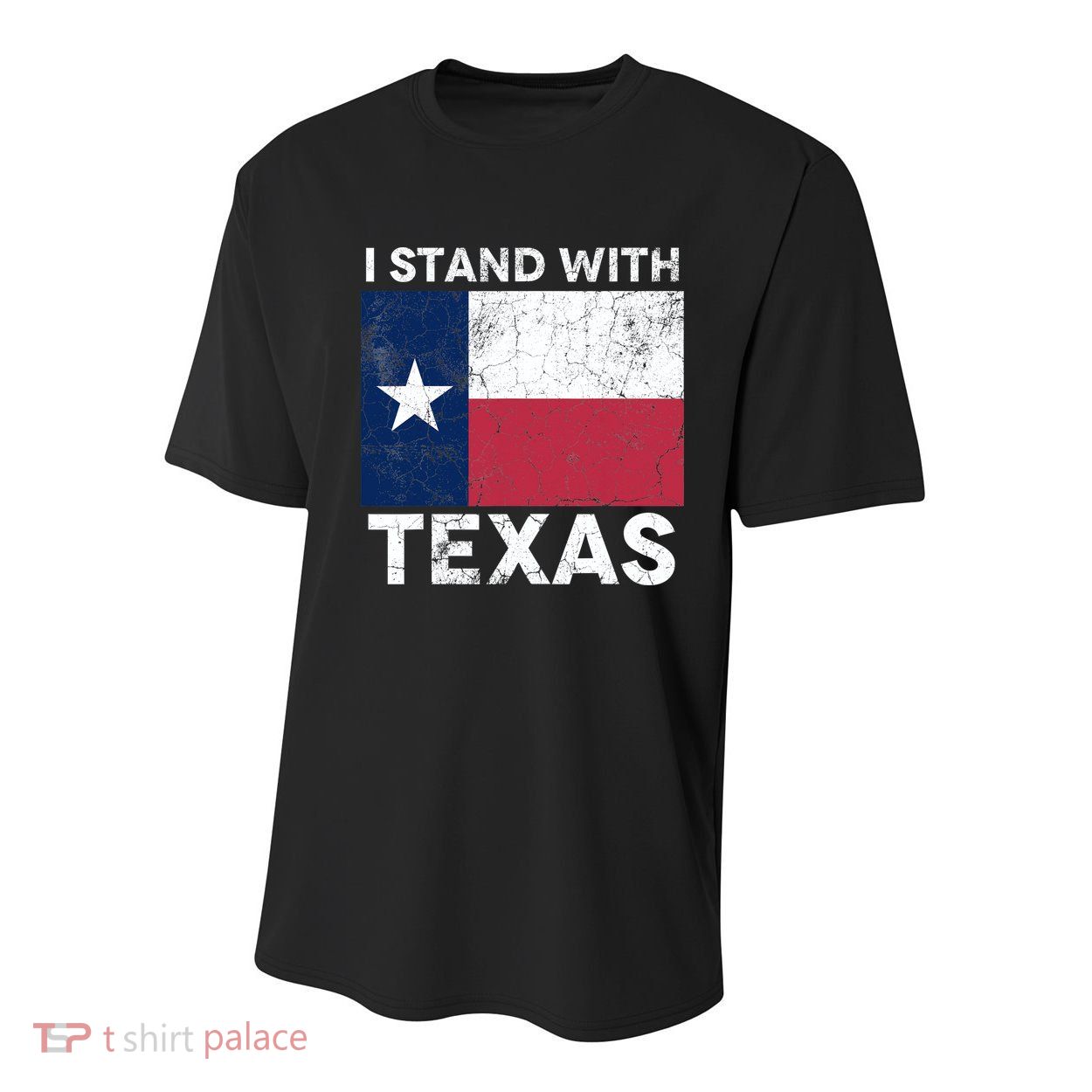 I Stand With Texas Youth Performance Sprint T-Shirt