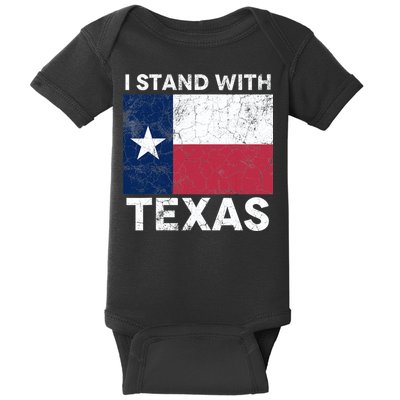 I Stand With Texas Baby Bodysuit